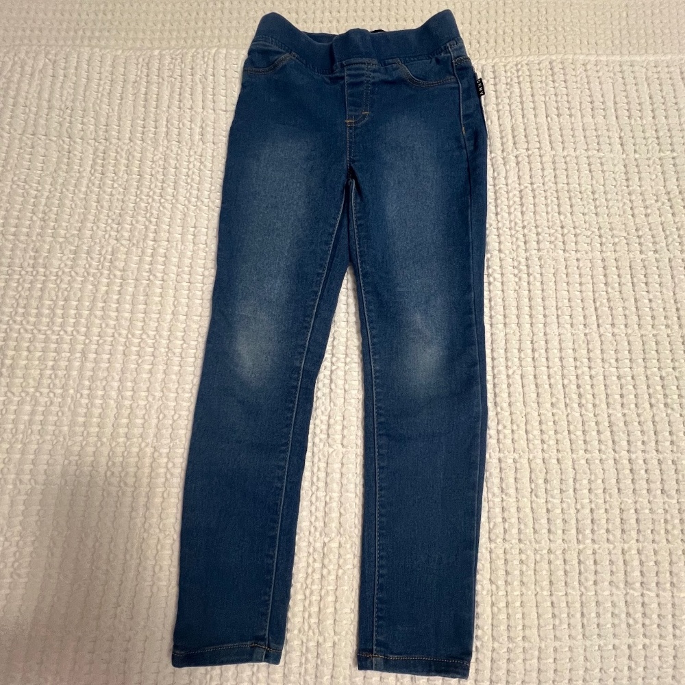 Girls (USED) DKNY Stretch Jeans size 6X - Picture 1 of 4